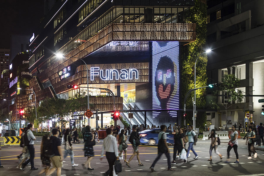 Funan Kinetic Wall（2019）