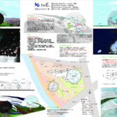 福岡デザイン専門学校(FDS)建築設計競技　福岡県教育委員会賞　受賞