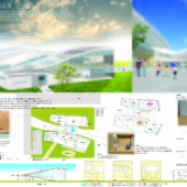 福岡デザイン専門学校(FDS)建築設計競技　知事賞受賞